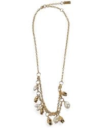 Chloé - Tulip Pearl-Embellished Necklace - Lyst