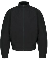 Amomento - Curved-Sleeve Cotton Jacket - Lyst