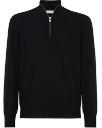 Brunello Cucinelli - Long-Sleeve Cashmere Jumper - Lyst