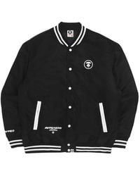 Aape By A Bathing Ape - Moonface Printed Bomber Jacket - Lyst