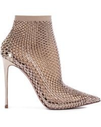 Le Silla - Gilda 120Mm Crystal-Embellished Pumps - Lyst