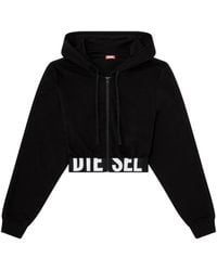DIESEL - Sudadera Corta Con Capucha - Lyst