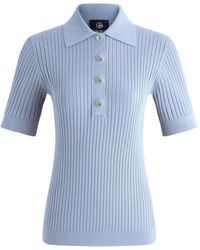 Fusalp - Geribbeld Poloshirt Met Knopen - Lyst