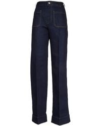 Victoria Beckham - Jean Alina À Poches Plaquées - Lyst