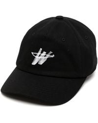we11done - Logo-Print Detail Baseball Cap - Lyst