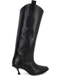 VAQUERA - Leather Western Boots - Lyst