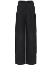 ili node - Delia Pleated Trousers - Lyst