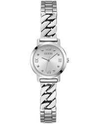 Guess - Montre À Détail De Logo 25 Mm - Lyst