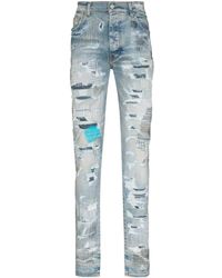 Amiri - Ripped Seams Jeans - Lyst