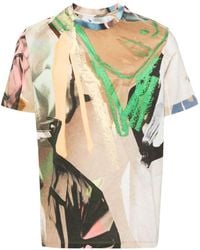 Paul Smith - T-Shirt mit grafischem Print - Lyst