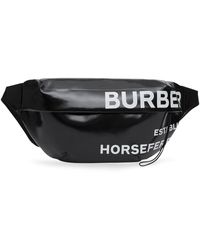 Burberry Gürteltasche mit "Horseferry"-Print - Schwarz
