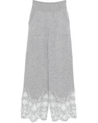 Ermanno Scervino - Spitzenkaschmirhose - Lyst
