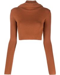 Live The Process - Dormer Balaclava Cropped Top - Lyst