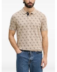 Guess - Polo À Motif Monogrammé - Lyst