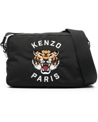KENZO - Schultertasche mit Tigerkopf - Lyst