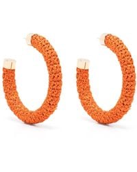 Jacquemus - ラフィア フープピアス - Lyst