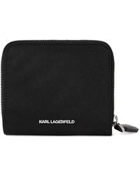Karl Lagerfeld - Cartera con cremallera en el contorno - Lyst