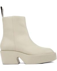 Camper - Billie Leather Platform Boots - Lyst