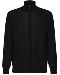 ZEGNA - High-Neck Zip-Up Cardigan - Lyst