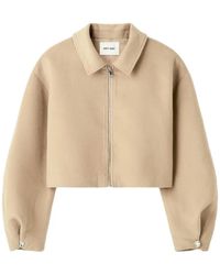 Soft Goat - Zip-Up Cropped Jacket - Lyst