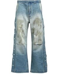 BREATH - Button-Embellishment Jeans - Lyst