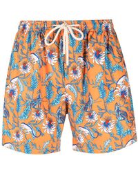 Peninsula - Floral-print Swim Shorts - Lyst