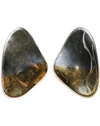 Panconesi - Two-Tone Pebble Earrings - Lyst