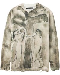 Song For The Mute - Digital-Print Sweater - Lyst