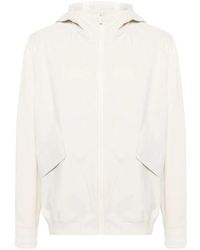 BOSS - Logo-Patch Hooded Jacket - Lyst