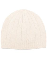 Peserico - Cable-Knit Beanie Hat - Lyst