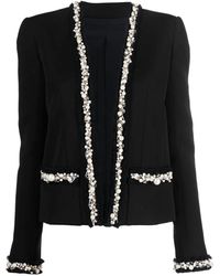 Balmain - Pearl-trim Oversized Jacket - Lyst