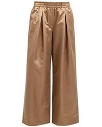 Brunello Cucinelli - Pleated Palazzo Pants - Lyst