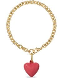 Roxanne Assoulin - The Mini Puffy Heart-Charm Bracelet - Lyst