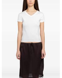 St. Agni - V-Neck T-Shirt - Lyst