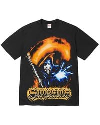 Supreme - Grim Reaper T-Shirt - Lyst