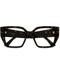 Gucci - Tortoiseshell-Effect Square-Frame Glasses - Lyst