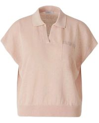 Peserico - T-Shirt À Perles - Lyst
