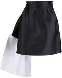 Dice Kayek - Draped High-waisted Mini Skirt - Lyst