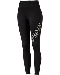 PUMA - Yogini Logo 7/8 Tights Printed Leggings - Lyst