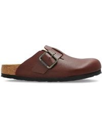 Birkenstock - Boston Wb Buckle Strap Mules - Lyst