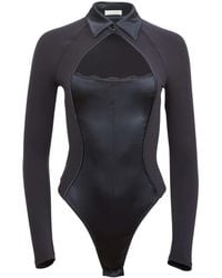 Fleur du Mal - Body con detalle de abertura - Lyst