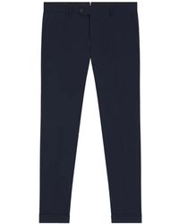 BOSS - Cuffed-Hem Slim-Fit Trousers - Lyst