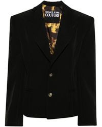 Versace - Lace-up Single-breasted Blazer - Lyst