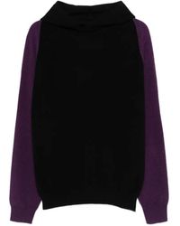 Frenckenberger - Colour-Block Hooded Sweater - Lyst