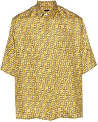Fendi - Overhemd Met Ff-Print - Lyst