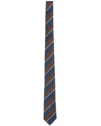 Paul Smith - Herringbone-Pattern Striped Tie - Lyst