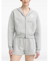 Under Armour - Logo-Print Zip-Up Hoodie - Lyst