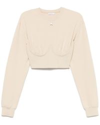 Patrizia Pepe - Felpa Crop - Lyst