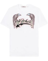Off-White c/o Virgil Abloh - Swarovski Crystal-Embellished Graphic-Print T-Shirt - Lyst