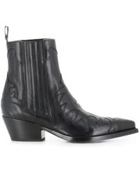 Sartore - Pointed-Toe Chelsea Boots - Lyst
